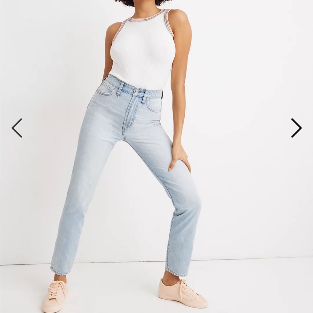 Madewell The Petite Curvy Perfect Vintage Jean in Fitzgerald Wash
